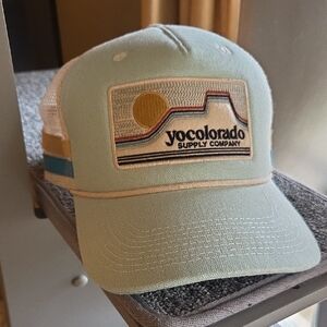 Yocolorado Supply Company Light Teal Trucker Hat